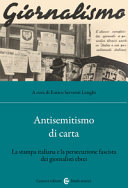 ANTISEMITISMO DI CARTA. LA STAMPA ITALIA