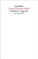 HALAKHAH E AGGADAH. SULLA LEGGE EBRAICA